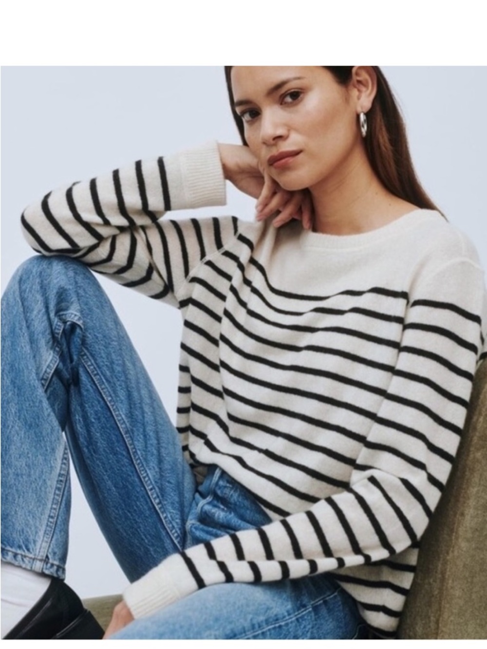 Reformation Cashmere boyfriend sweater L